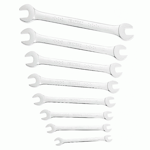 Jogo de chave fixa 4 x 5 a 38 x 42 mm aço cromo vanádio com 8 peças - EXPERT Jogo de chave fixa 4 x 5 a 38 x 42 mm aço cromo vanádio com 8 peças - EXPERT