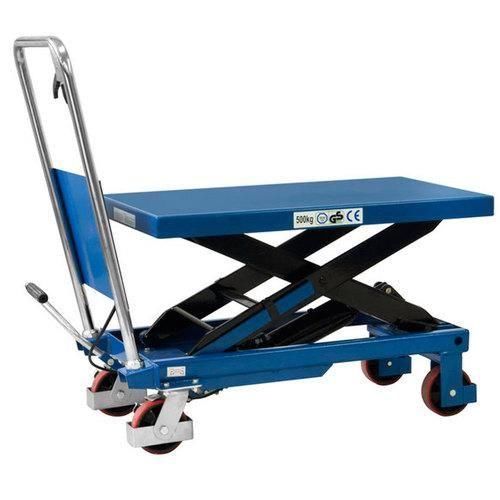 Mesa hidráulica pantográfica capacidade para 500 kilos com roda de PU - ME500 Mesa hidráulica pantográfica capacidade para 500 kilos com roda de PU - ME500