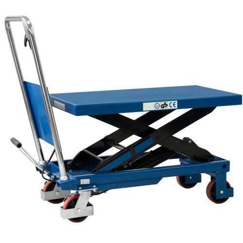 Carro pantográfica hidráulico capacidade para 300 kg com roda de PU Carro pantográfica hidráulico capacidade para 300 kg com roda de PU