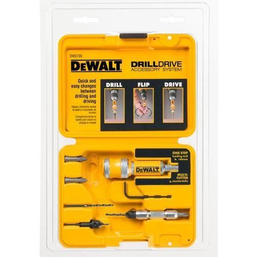 Kit para furar e parafusar com 8 peças - DW-2730 Kit para furar e parafusar com 8 peças - DW-2730
