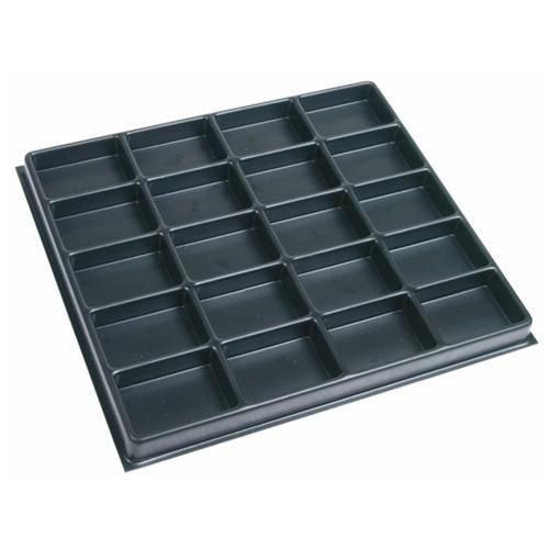 Estojo porta componentes para bancada com 20 compartimentos - VF-6 Estojo porta componentes para bancada com 20 compartimentos - VF-6