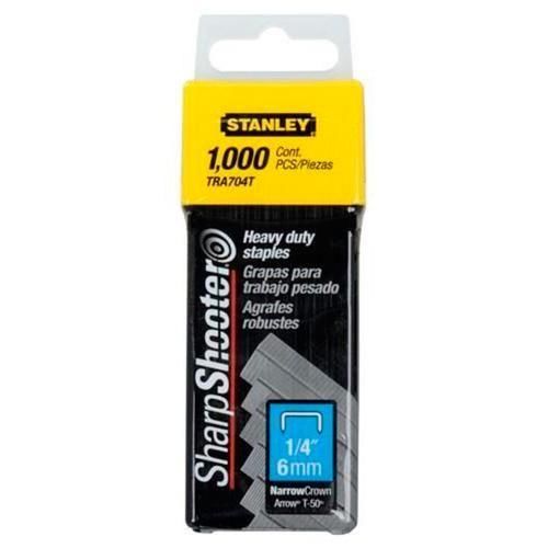 Grampo para grampeador manual 6 mm caixa com 1000 peças - TRA704T Grampo para grampeador manual 6 mm caixa com 1000 peças - TRA704T