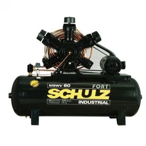 Compressor de ar alta pressão 80 pés 425 litros trifásico - MSV80/425 MAX Compressor de ar alta pressão 80 pés 425 litros trifásico - MSV80/425 MAX