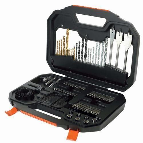 Acessórios para furar / parafusar com 100 peças - A7187-XJ Acessórios para furar / parafusar com 100 peças - A7187-XJ