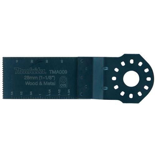 Lâmina de imersão 28 x 50 mm para corte de madeira e metal - BTM50 Lâmina de imersão 28 x 50 mm para corte de madeira e metal - BTM50