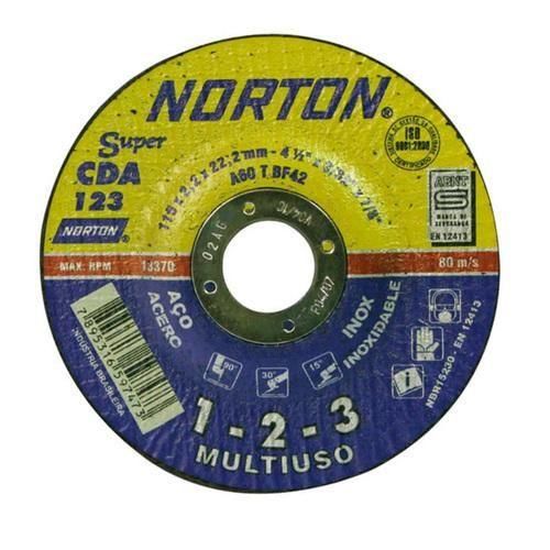 Disco multiuso para aço 115 x 2 x 22 mm - CDA123 Disco multiuso para aço 115 x 2 x 22 mm - CDA123