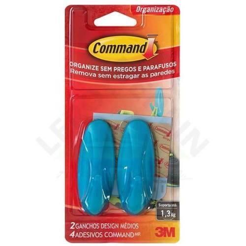 Gancho para fixar em paredes com adesivo médio - COMMAND Gancho para fixar em paredes com adesivo médio - COMMAND