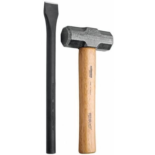 Marreta com cabo 1 kg + Talhadeira de 12 Marreta com cabo 1 kg + Talhadeira de 12