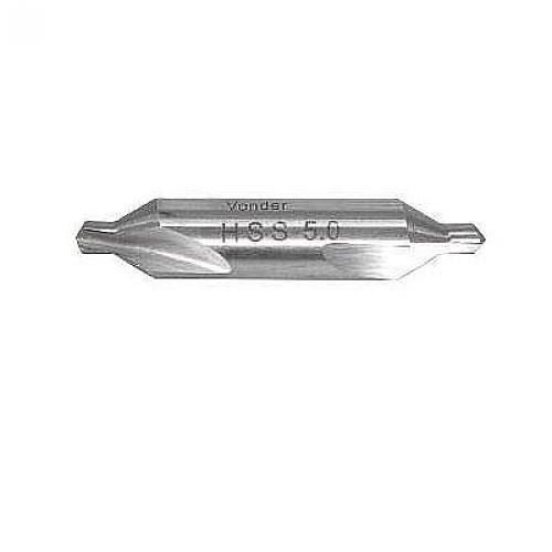 Broca para centrar aço rápido 3,15 x 8 mm - DIN333A Broca para centrar aço rápido 3,15 x 8 mm - DIN333A
