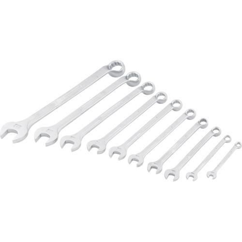 Jogo de chave combinada aço cromo vanádio de 6 a 22 mm com 10 peças Jogo de chave combinada aço cromo vanádio de 6 a 22 mm com 10 peças