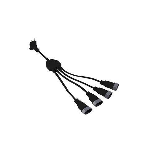 Extensão elétrica de 40 cm com 4 tomadas Extensão elétrica de 40 cm com 4 tomadas