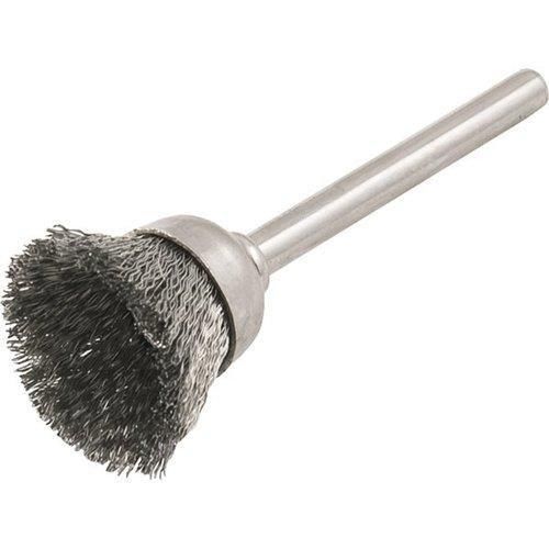 Escova tipo copo em aço para micro retífica Escova tipo copo em aço para micro retífica