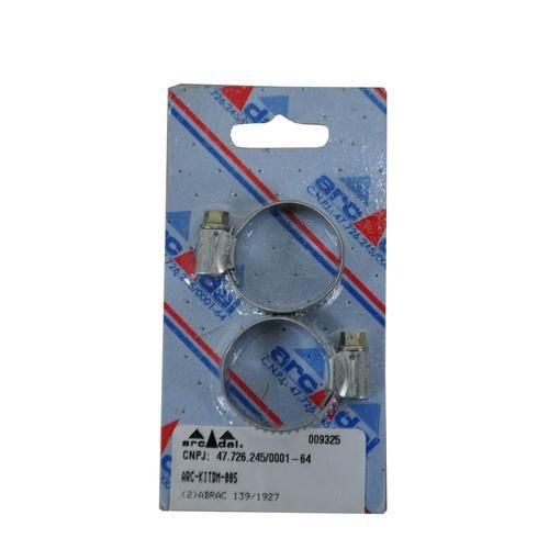 Abraçadeira aço carbono para mangueira de 19 a 27 mm 2 peças Abraçadeira aço carbono para mangueira de 19 a 27 mm 2 peças