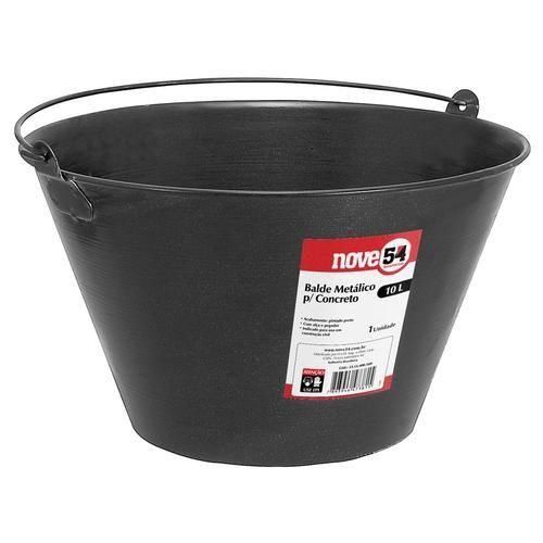 Balde metálico 10 litros para concreto Balde metálico 10 litros para concreto