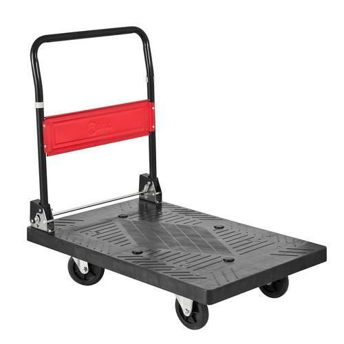 Carro plataforma com tampo em plástico capacidade de 300 kg Carro plataforma com tampo em plástico capacidade de 300 kg