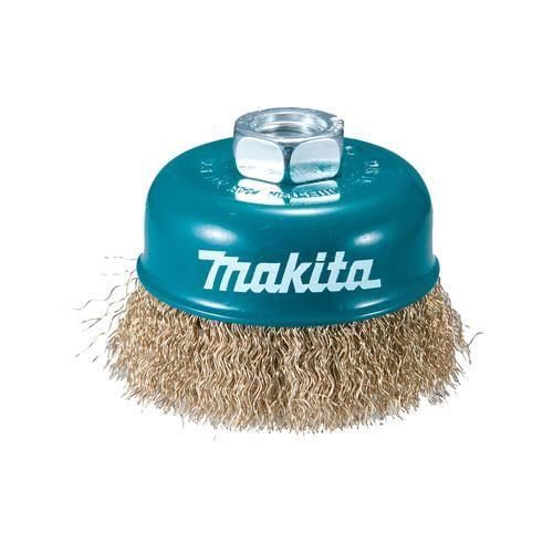 Escova de aço tipo copo ondulada 60 x 14 mm Escova de aço tipo copo ondulada 60 x 14 mm