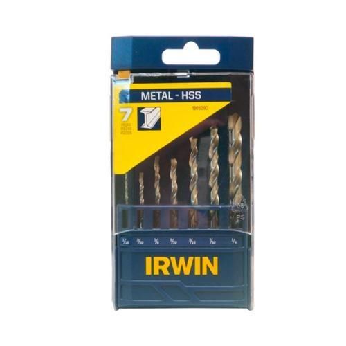 Jogo de brocas aço rápido de 1/16 à 1/4 mm com 7 peças Jogo de brocas aço rápido de 1/16 à 1/4 mm com 7 peças