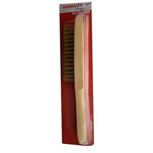 Escova de aço carbono manual com 3 fileiras - R3002A-3 Escova de aço carbono manual com 3 fileiras - R3002A-3
