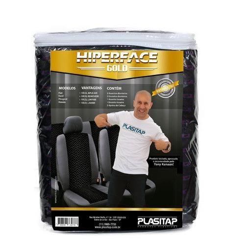 Jogo de capas banco automotivo 8 peças tamanho P - HIPERFACE GOLD Jogo de capas banco automotivo 8 peças tamanho P - HIPERFACE GOLD
