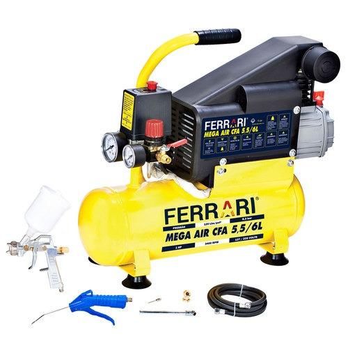 Compressor de ar baixa pressão 1 hp 6 litros monofásico - C-6L Compressor de ar baixa pressão 1 hp 6 litros monofásico - C-6L