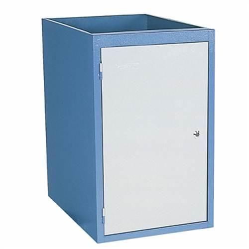 Módulo com porta abertura para direita e 1 prateleira para bancada modular Módulo com porta abertura para direita e 1 prateleira para bancada modular