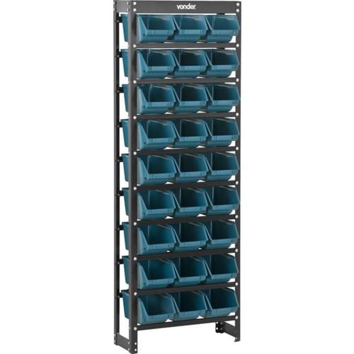 Estante metálica com 27 gavetas n° 5 Estante metálica com 27 gavetas n° 5