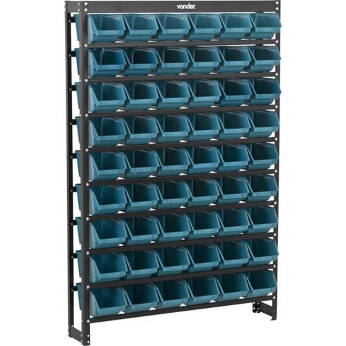 Estante metálica com 54 gavetas n° 5 Estante metálica com 54 gavetas n° 5