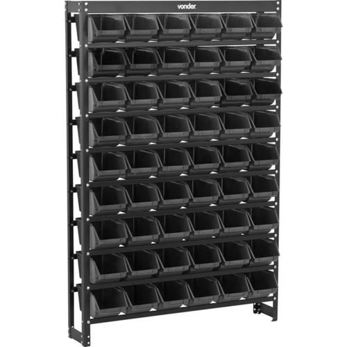 Estante metálica com 54 gavetas n° 5 Estante metálica com 54 gavetas n° 5