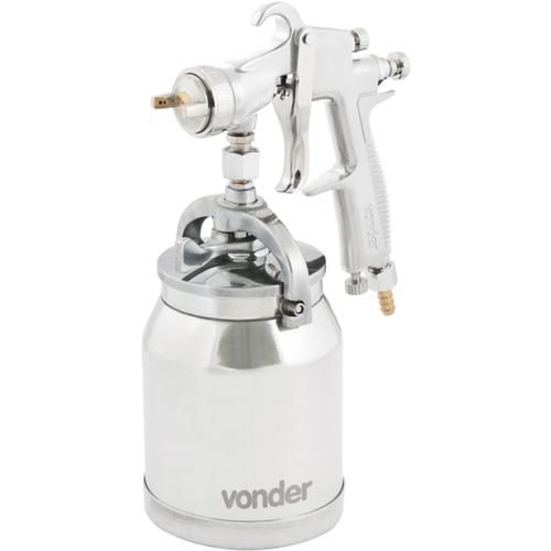 Pistola para pintura com caneca em alumínio tipo sucção - PSV 200 Pistola para pintura com caneca em alumínio tipo sucção - PSV 200