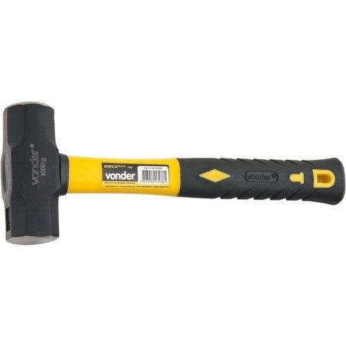Marreta oitavada 1 kg com cabo de fibra Marreta oitavada 1 kg com cabo de fibra