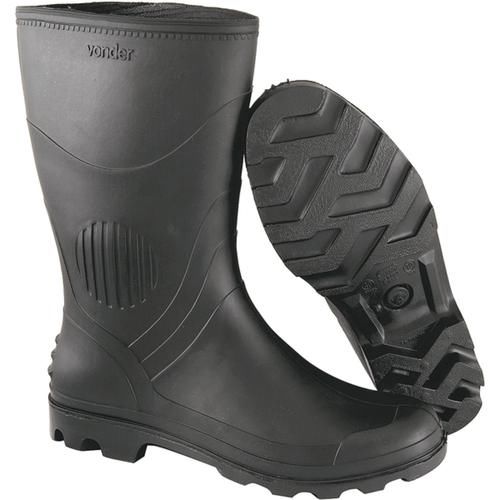 Bota em PVC cano médio com forro Nº 43/44 Bota em PVC cano médio com forro Nº 43/44