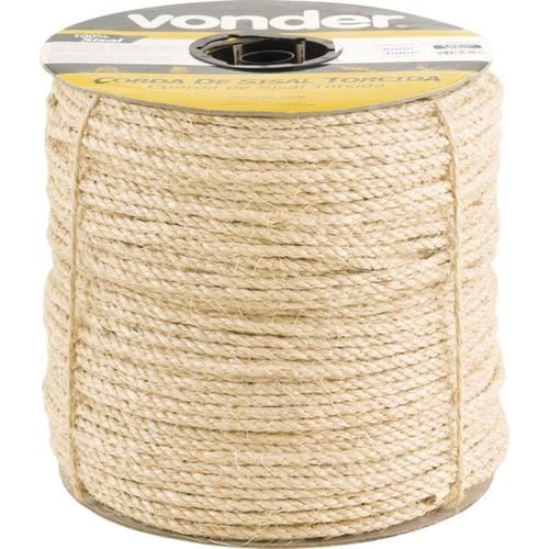 Corda de sisal 6 mm rolo com 400 metros Corda de sisal 6 mm rolo com 400 metros
