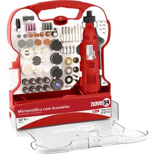 Kit micro retífica com 172 peças - AMR172 Kit micro retífica com 172 peças - AMR172