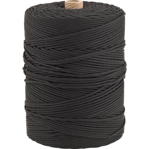 Corda multifilamento 3,0 mm cor preta rolo com 277 metros Corda multifilamento 3,0 mm cor preta rolo com 277 metros