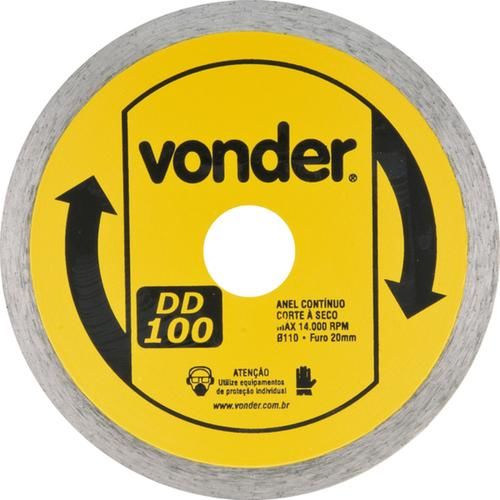 Disco diamantado liso 110 mm Disco diamantado liso 110 mm
