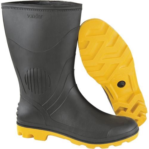 Bota em PVC cano médio com forro N°45 Bota em PVC cano médio com forro N°45