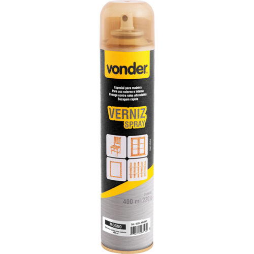Verniz em spray mogno 400 ml Verniz em spray mogno 400 ml