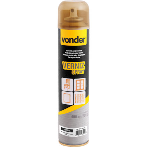 Verniz em spray imbuia 400 ml Verniz em spray imbuia 400 ml