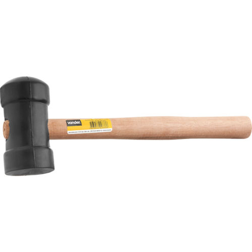 Martelo de borracha 80 mm preto Martelo de borracha 80 mm preto