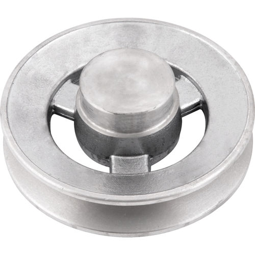 Polia de alumínio 1 canal B - 110 mm Polia de alumínio 1 canal B - 110 mm