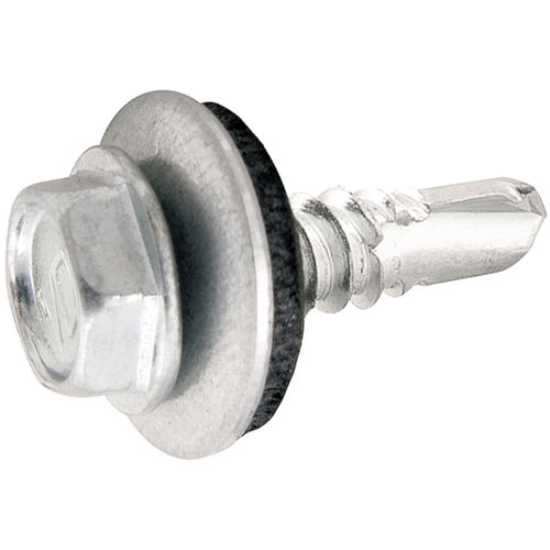Parafuso autobrocante sextavado 5,5 mm x 7/8 com 100 peças Parafuso autobrocante sextavado 5,5 mm x 7/8 com 100 peças