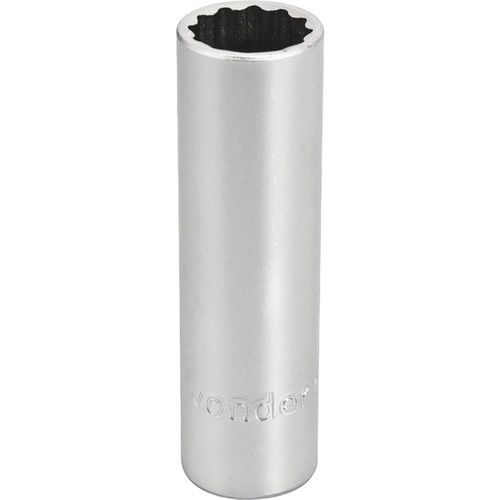 Soquete estriado longo 12 mm encaixe 1/2 Soquete estriado longo 12 mm encaixe 1/2