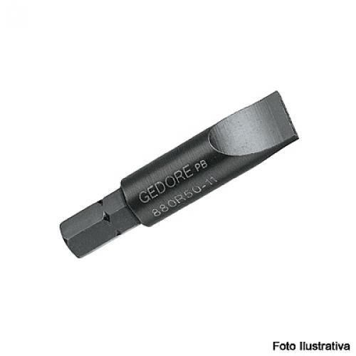 Bits fenda simples 11 mm sextavado de 5/16 Bits fenda simples 11 mm sextavado de 5/16