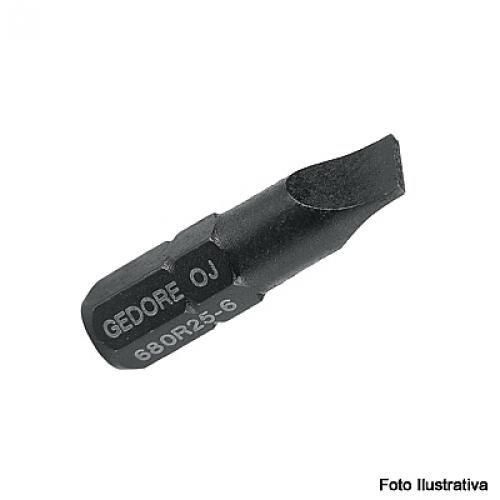 Bits fenda simples 4 mm sextavado de 1/4 Bits fenda simples 4 mm sextavado de 1/4