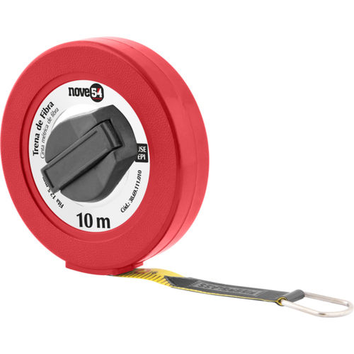 Trena de fibra de vidro 10 metros com caixa fechada Trena de fibra de vidro 10 metros com caixa fechada