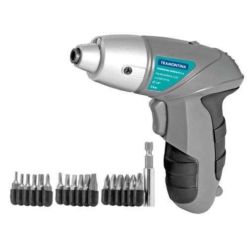 Parafusadeira à bateria 3,6 volts com 19 acessórios - 42380/519 Parafusadeira à bateria 3,6 volts com 19 acessórios - 42380/519