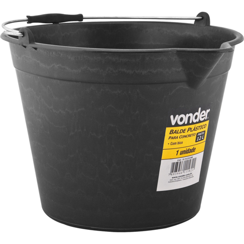 Balde plástico com bico para concreto 12 litros Balde plástico com bico para concreto 12 litros