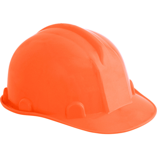 Capacete com aba frontal laranja Capacete com aba frontal laranja