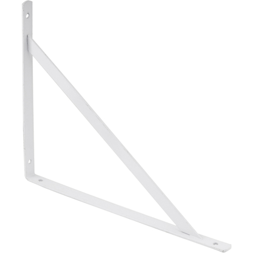 Cantoneira tipo mão francesa branca 30 cm Cantoneira tipo mão francesa branca 30 cm