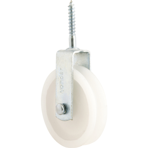 Roldana plástica 6 cm com parafuso Roldana plástica 6 cm com parafuso